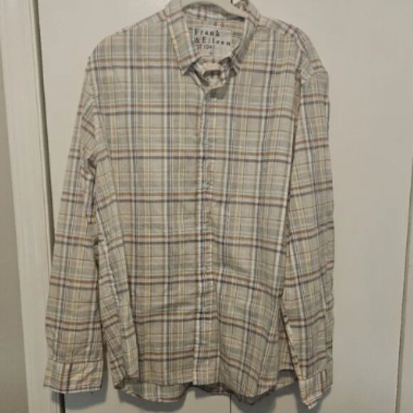 Frank & Eileen Mens Finbar Plaid Shirt XL - Picture 1 of 5